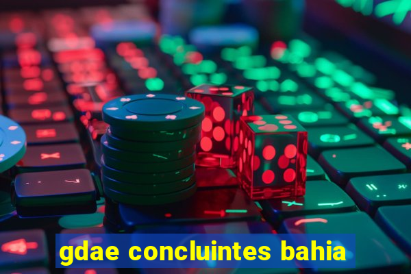 gdae concluintes bahia