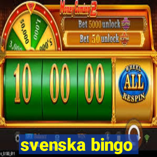 svenska bingo