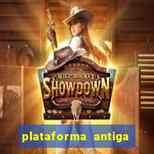 plataforma antiga de jogos