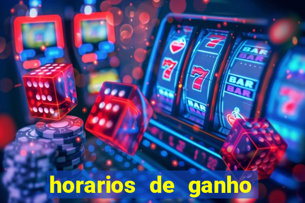 horarios de ganho do fortune tiger