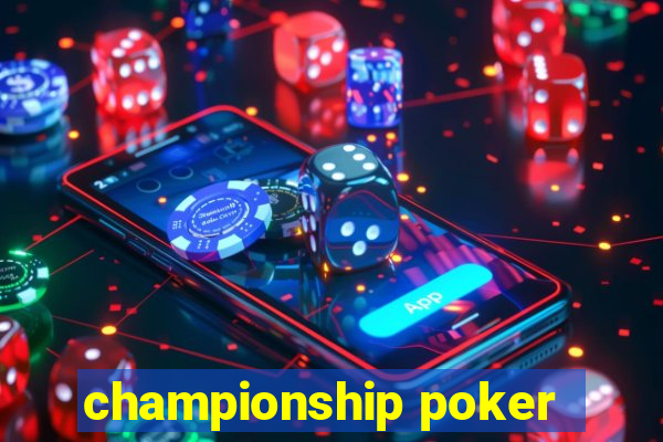 championship poker