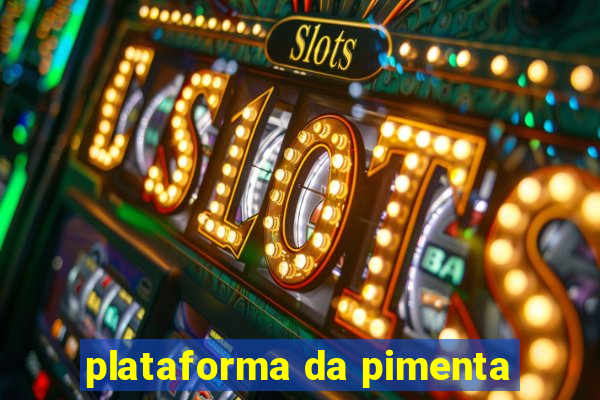 plataforma da pimenta