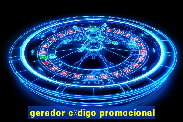 gerador c贸digo promocional