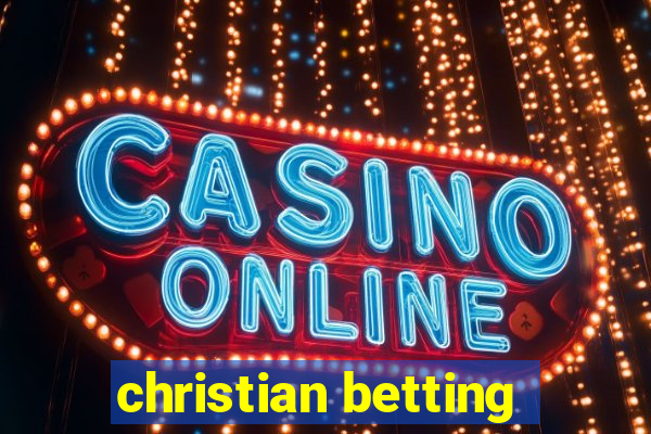 christian betting