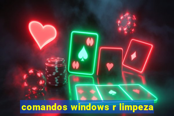 comandos windows r limpeza