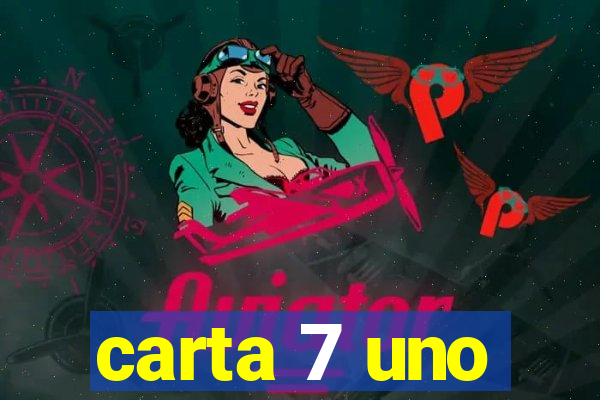 carta 7 uno