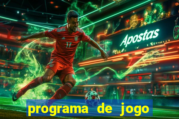 programa de jogo de futebol