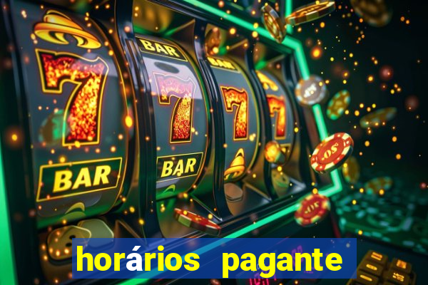 horários pagante fortune tiger