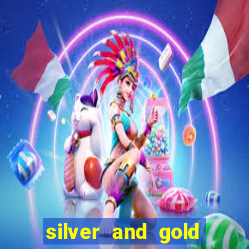 silver and gold slot machine