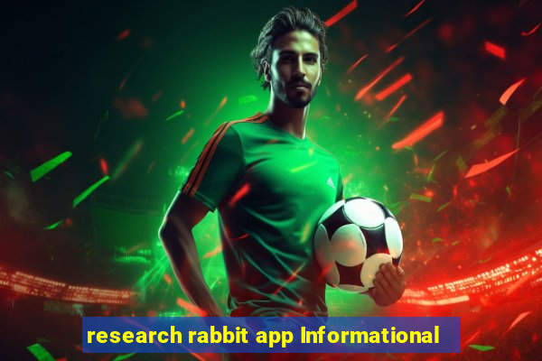 research rabbit app Informational