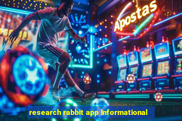 research rabbit app Informational