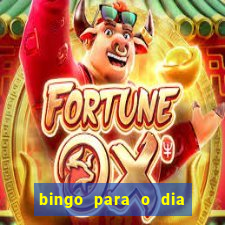 bingo para o dia da mulher