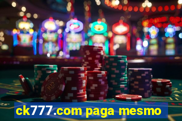 ck777.com paga mesmo