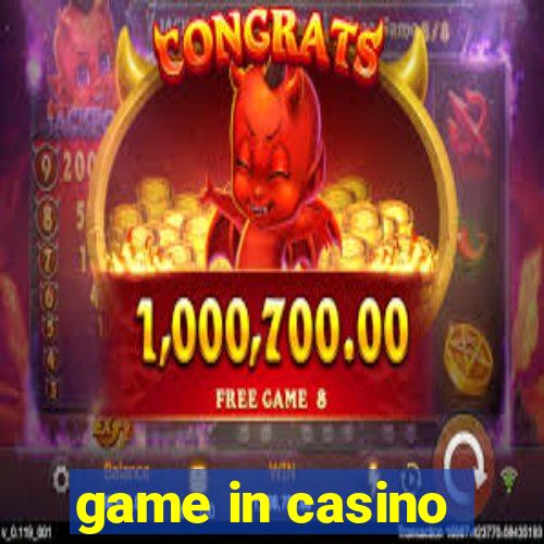 game in casino