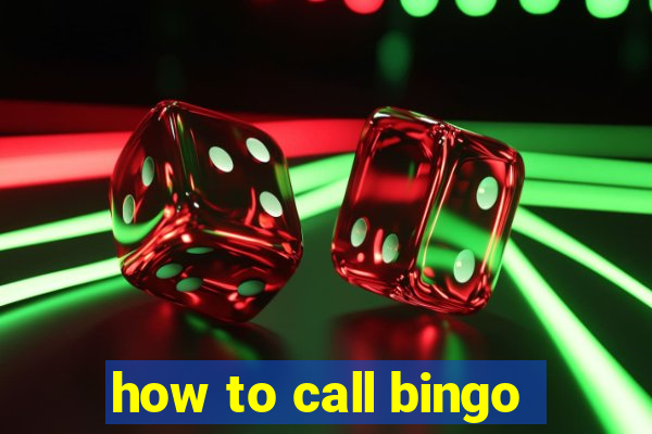 how to call bingo