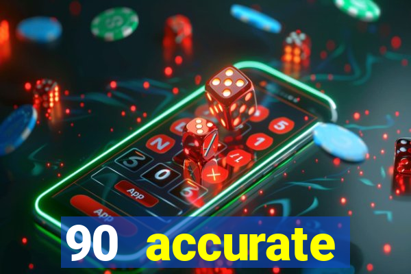 90 accurate football predictions