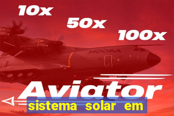 sistema solar em tempo real