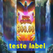 teste label