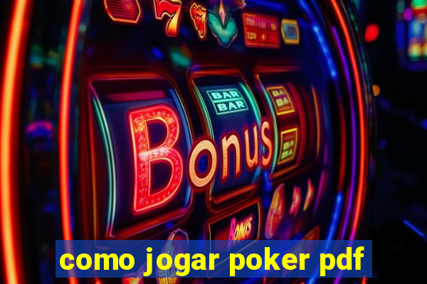 como jogar poker pdf