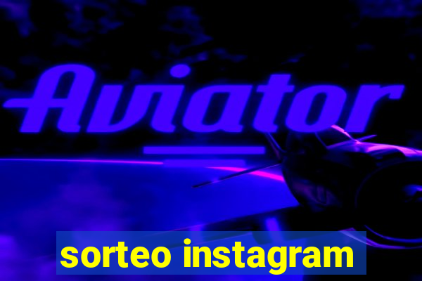 sorteo instagram