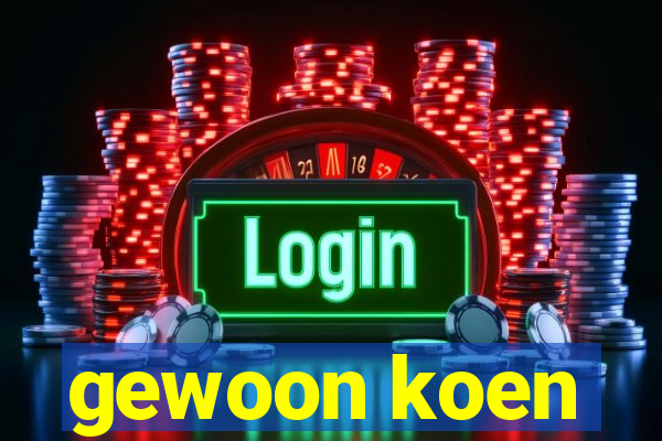 gewoon koen