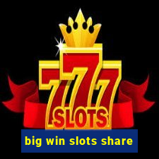 big win slots share