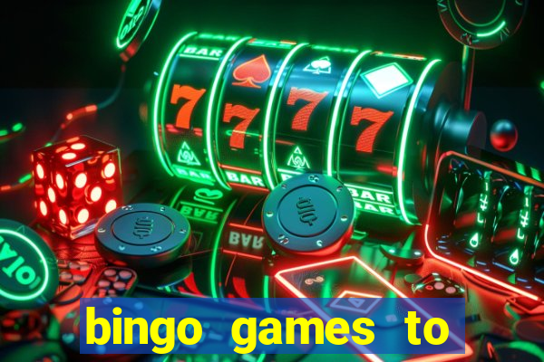 bingo games to play at home