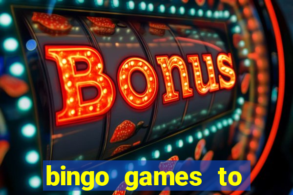 bingo games to play at home