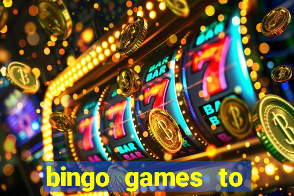 bingo games to play at home