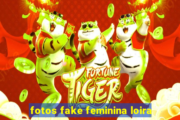 fotos fake feminina loira