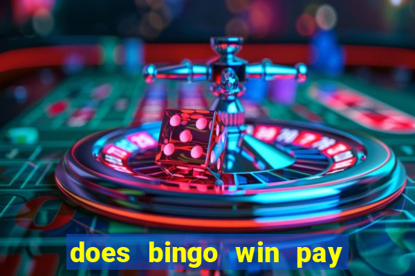 does bingo win pay real money