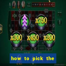 how to pick the right slot machine to win