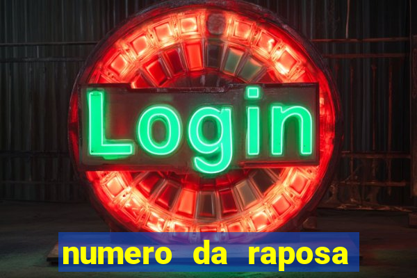 numero da raposa jogo do bicho