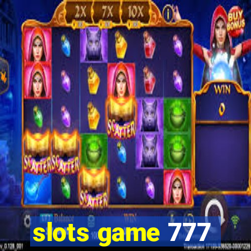 slots game 777