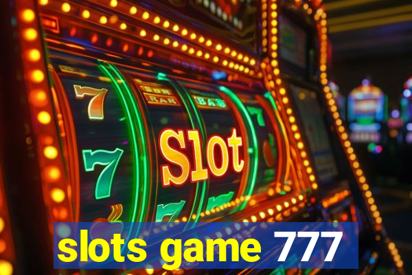 slots game 777