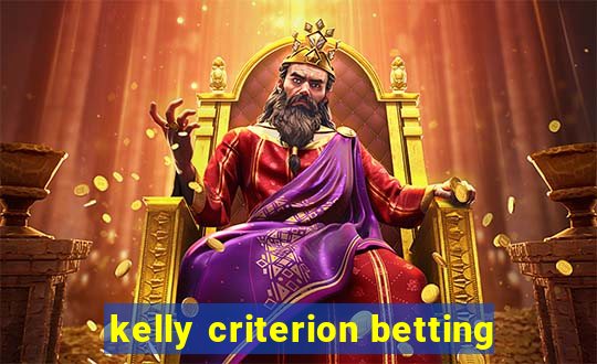 kelly criterion betting