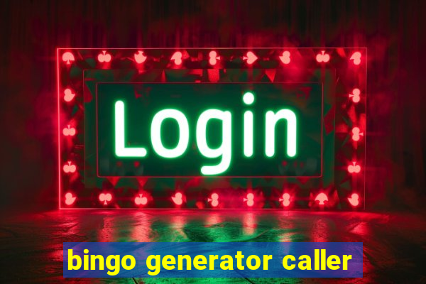 bingo generator caller