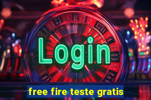 free fire teste gratis