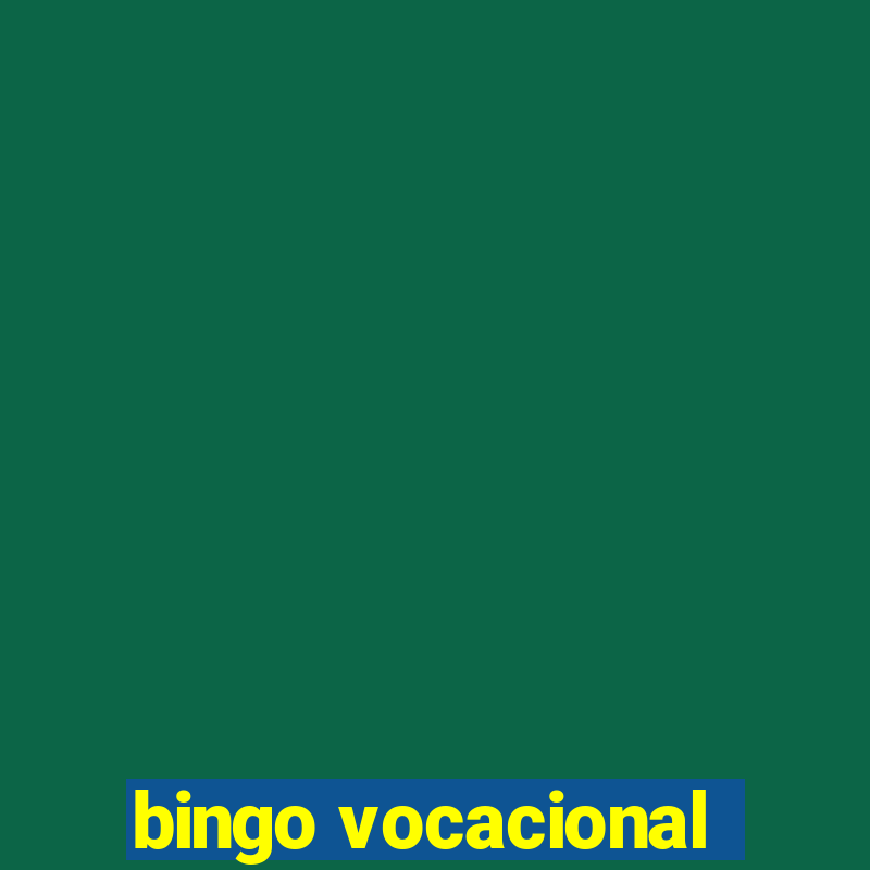 bingo vocacional