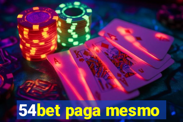 54bet paga mesmo