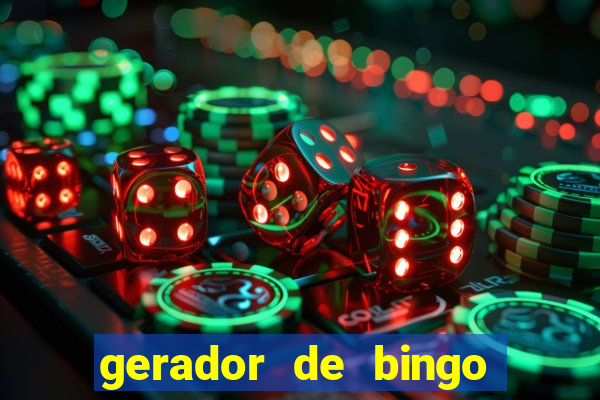 gerador de bingo de palavras