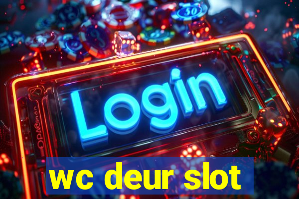 wc deur slot