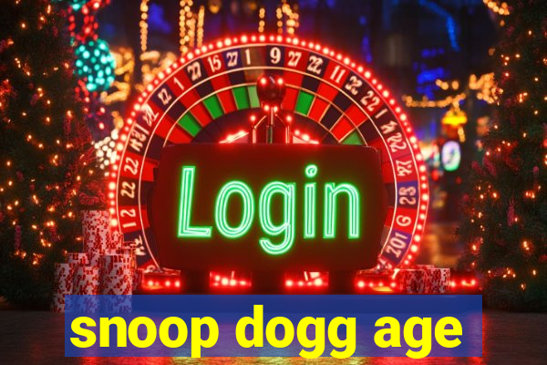 snoop dogg age