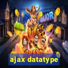 ajax datatype