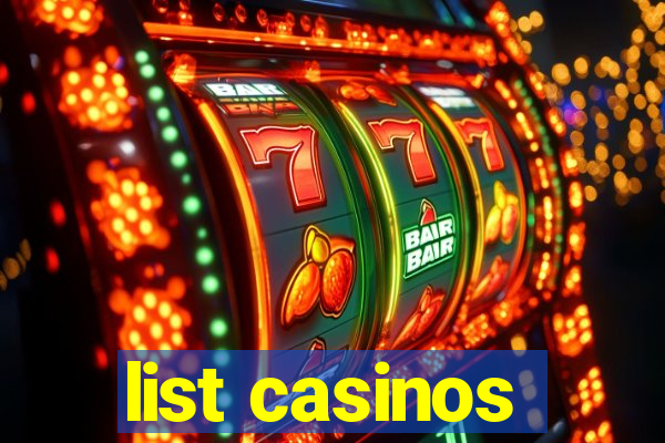 list casinos