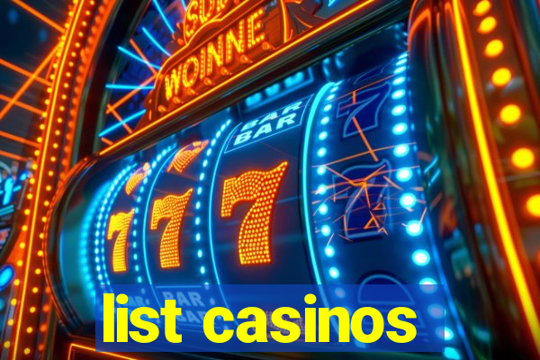 list casinos