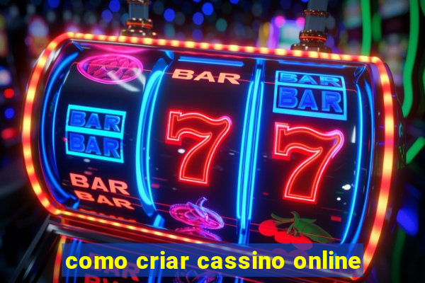 como criar cassino online