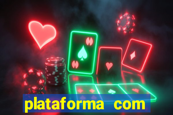 plataforma com chuva de dinheiro