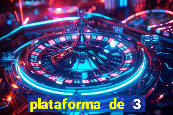 plataforma de 3 reais jogo