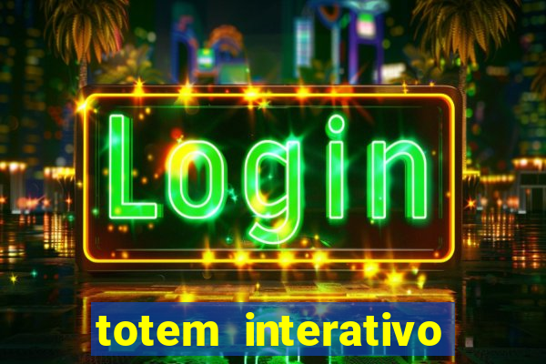 totem interativo touch screen